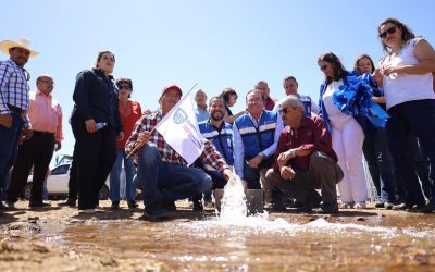 Inaugura JCAS pozo en el municipio de Guerrero