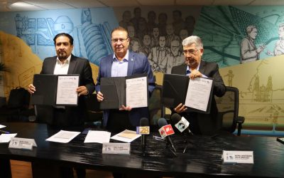 Firman convenio de coordinación JCAS y ANEAS para capacitar a servidores públicos en manejo del recurso hídrico