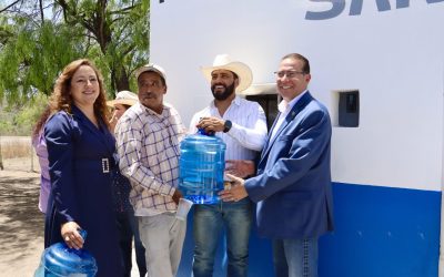 Inaugura JCAS y Municipio de Coronado obras de agua potable