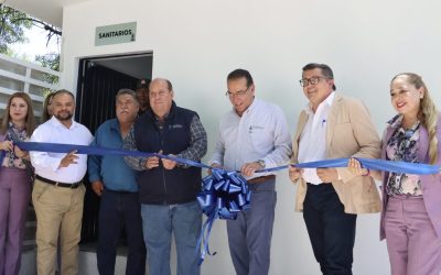 Inaugura JCAS Y JMAS baños y comedor en la Planta Potabilizadora de agua de Parral