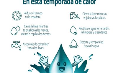 Emite JCAS recomendaciones para el uso responsable del agua durante temporada de calor