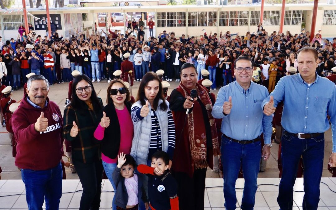 Inaugura JCAS plantas purificadoras de agua por ósmosis inversa en escuelas de Jiménez