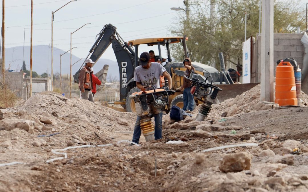 Invierte JCAS y JMAS Delicias más de 2 mdp para ampliación de red de drenaje sanitario